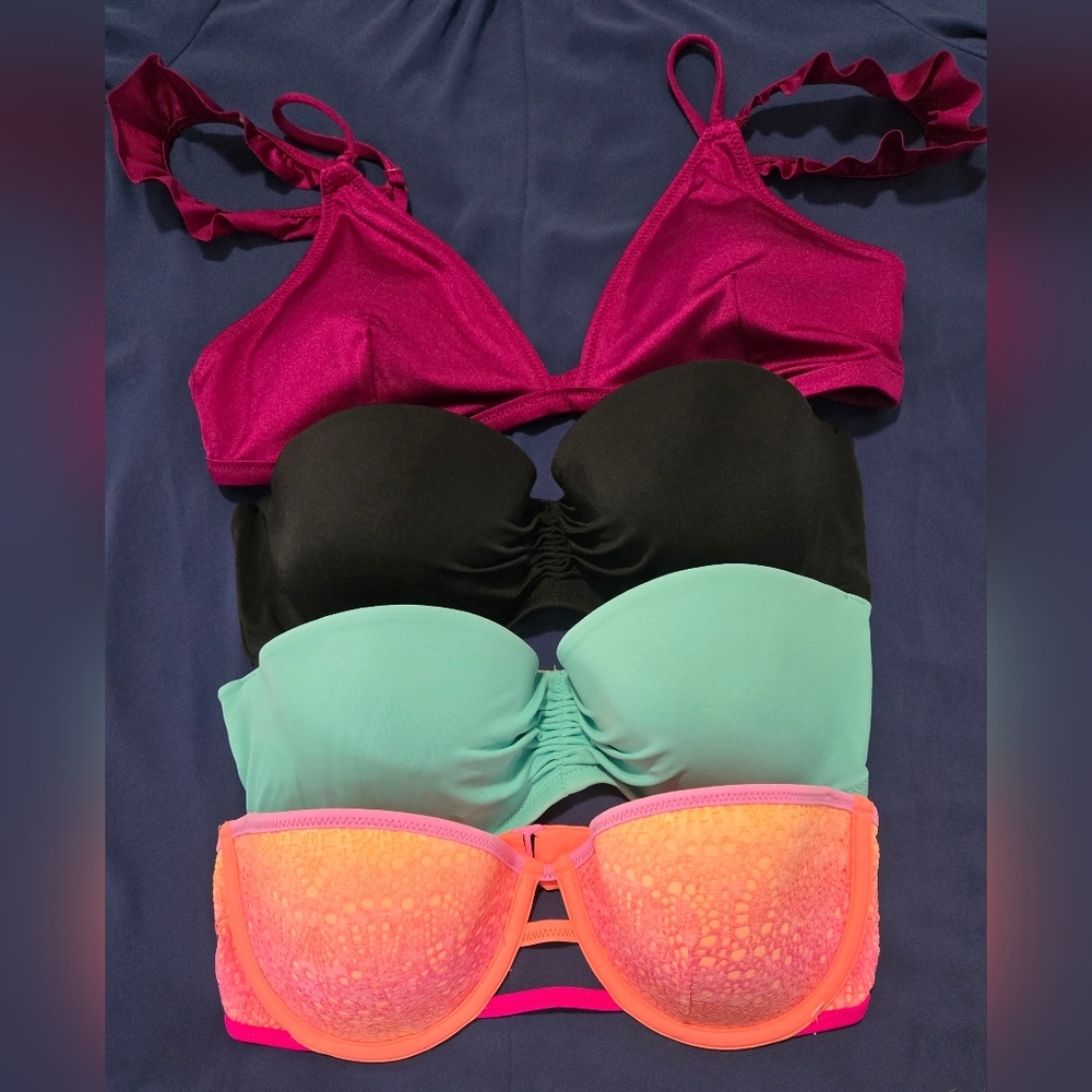 Victoria's Secret Lot of 4  Bikini Tops